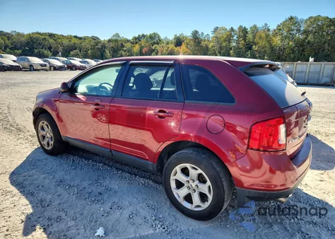 2013 Ford Edge Sel from USA, damaged, VIN 2FMDK4JC8DBE15286